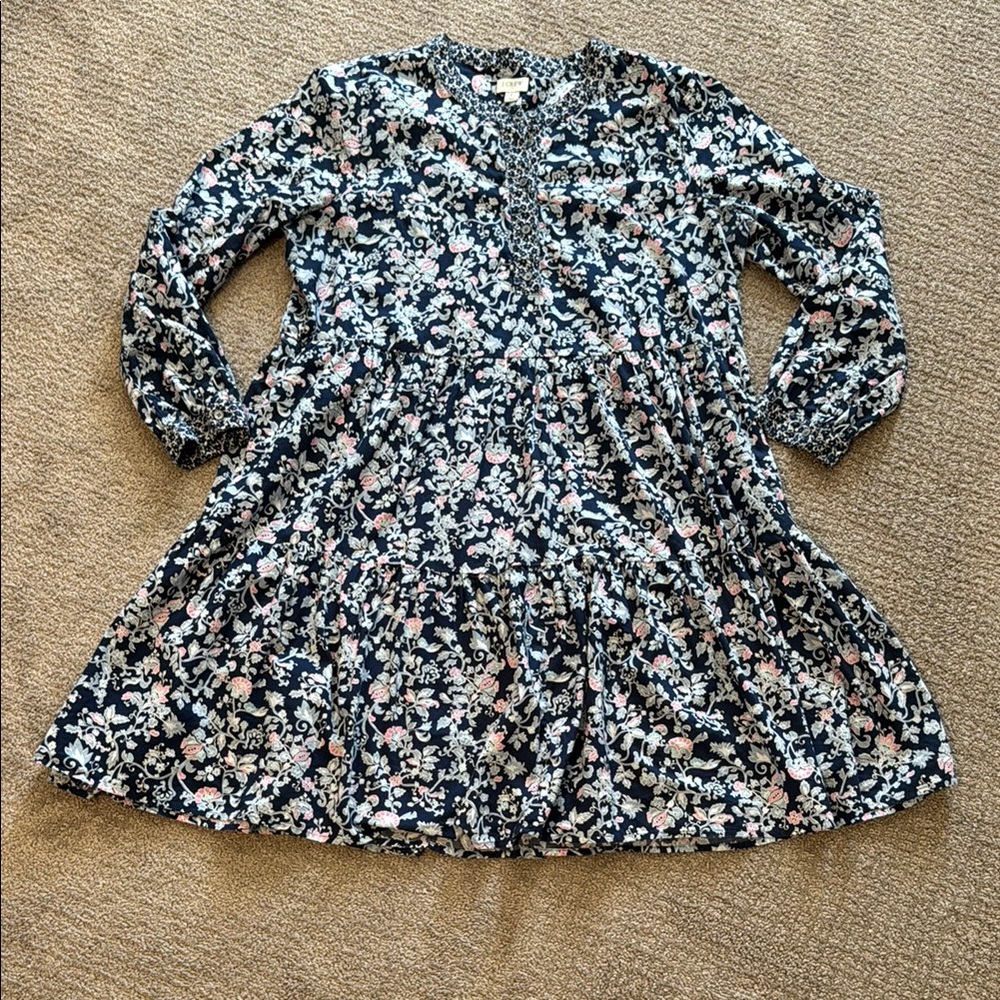 J. Crew Factory Paisley A-Line Dress